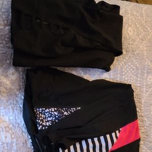 3 pair yoga pants (1-lg, 2-Xl)